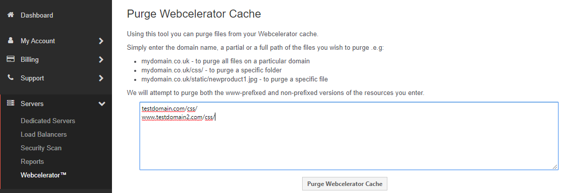 Webcel MyUKFast Purge